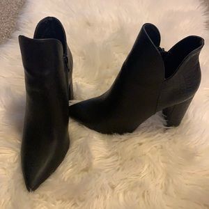 Qupid Black Bootie! Size 8. Worn once!